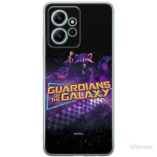 ERT GROUP mobiltelefonfodral för Xiaomi REDMI NOTE 12 4G originalt och officiellt licensierat Marvel mönster Guardians of the Galaxy 015, fodral tillverkad av TPU plast 5905511938734
