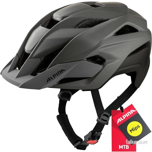 ALPINA Unisex Vuxna, STAN MIPS Cykelhjälm, coffee grey matt, 51 55 cm 4003692309778