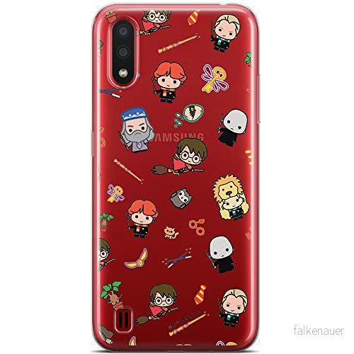 ERT GROUP mobiltelefonfodral för Samsung A01 originalt och officiellt licensierat Harry Potter mönster 026 optimalt anpassad till formen på mobiltelefonen, gedeeltelijk transparant 5903537618043
