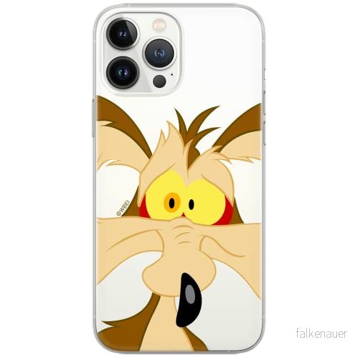 ERT GROUP mobiltelefonfodral för Huawei P30 originalt och officiellt licensierat Looney Tunes mönster Coyote 001 Vit optimalt anpassad till formen på mobiltelefonen, gedeeltelijk transparant 5903040853849