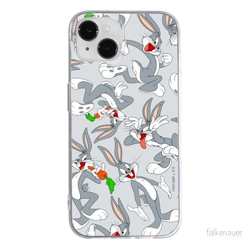 ERT GROUP mobiltelefonfodral för Iphone 14 PLUS originalt och officiellt licensierat Looney Tunes mönster Bugs 013 optimalt anpassad till formen på mobiltelefonen, fodral tillverkad av TPU plast 5905511658977