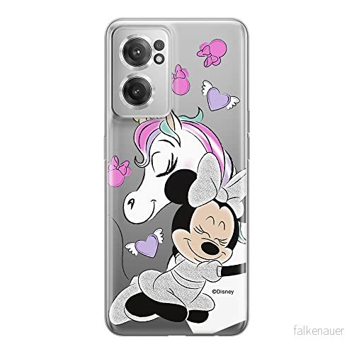 ERT GROUP mobiltelefonfodral för Oneplus NORD CE 2 originalt och officiellt licensierat Disney mönster Minnie 036 optimalt anpassad till formen på mobiltelefonen, gedeeltelijk transparant 5905511296636