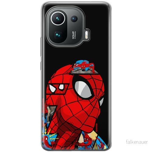 ERT GROUP mobiltelefonfodral för Xiaomi MI 11 PRO originalt och officiellt licensierat Marvel mönster Spider Man 042 optimalt anpassad till formen på mobiltelefonen, fodral tillverkad av TPU plast 5905795018498