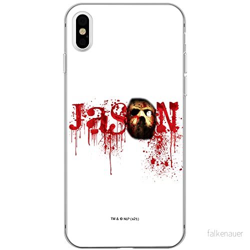 ERT GROUP mobiltelefonfodral för Iphone XS Max originalt och officiellt licensierat Horror mönster Friday the 13th 001 optimalt anpassad till formen på mobiltelefonen, fodral tillverkad av TPU plast 5905511097288
