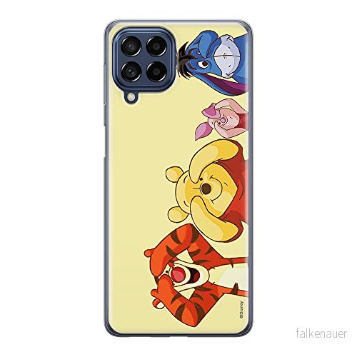 ERT GROUP mobiltelefonfodral för Samsung M33 5G originalt och officiellt licensierat Disney mönster Winnie the Pooh and Friends 036, fodral tillverkad av TPU plast 5905511354626