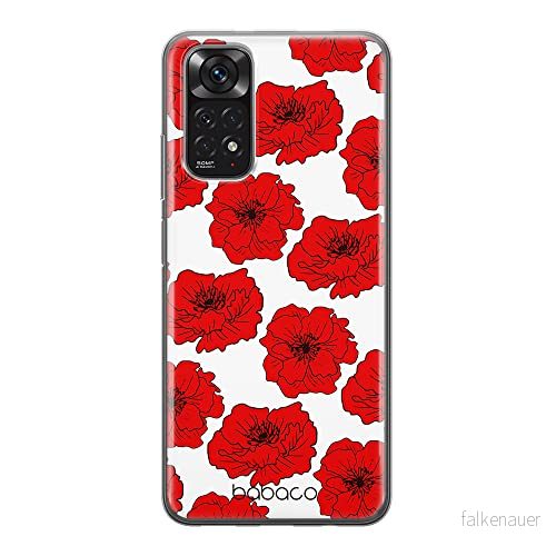 ERT GROUP mobiltelefonfodral för Xiaomi REDMI NOTE 11S 4G / 11 originalt och officiellt licensierat Babaco mönster Flowers 018, fodral tillverkad av TPU plast 5905511564681