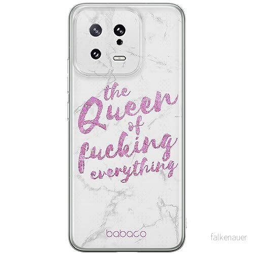 ERT GROUP mobiltelefonfodral för Xiaomi 13 originalt och officiellt licensierat Babaco mönster Queen 003 optimalt anpassad till formen på mobiltelefonen, fodral tillverkad av TPU plast 5905511905217