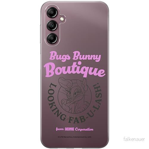 ERT GROUP mobiltelefonfodral för Samsung A14 4G/5G originalt och officiellt licensierat Looney Tunes mönster Lola 011 optimalt anpassad till formen på mobiltelefonen, gedeeltelijk transparant 5905795075781