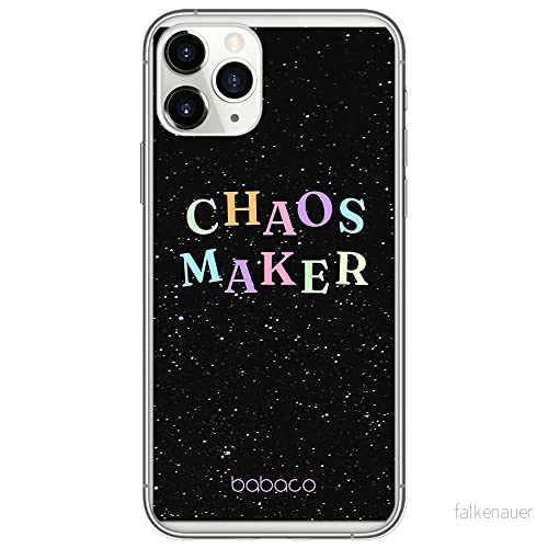 ERT GROUP mobiltelefonfodral för Apple Iphone 11 PRO originalt och officiellt licensierat Babaco mönster Chaos maker 002 Vit anpassad till formen på mobiltelefonen, fodral tillverkad av TPU plast 5903932911756
