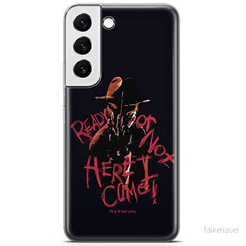 ERT GROUP mobiltelefonfodral för Samsung S22 PLUS originalt och officiellt licensierat Horror mönster Nightmare of Elm Street 007 anpassad till formen på mobiltelefonen, fodral tillverkad av TPU plast 5905511086800