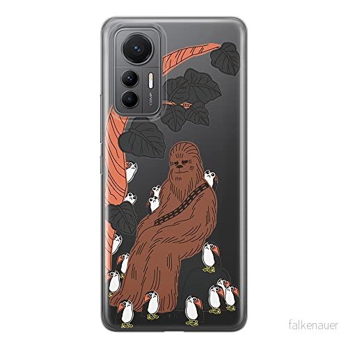 ERT GROUP mobiltelefonfodral för Xiaomi 12 LITE originalt och officiellt licensierat Star Wars mönster Chewbacca 006 optimalt anpassad till formen på mobiltelefonen, gedeeltelijk transparant 5905511505240