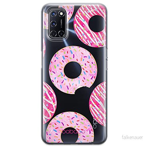 ERT GROUP mobiltelefonfodral för Oppo A92/ A72/ A52 originalt och officiellt licensierat Babaco mönster Donut 002 optimalt anpassad till formen på mobiltelefonen, gedeeltelijk transparant 5903040202265