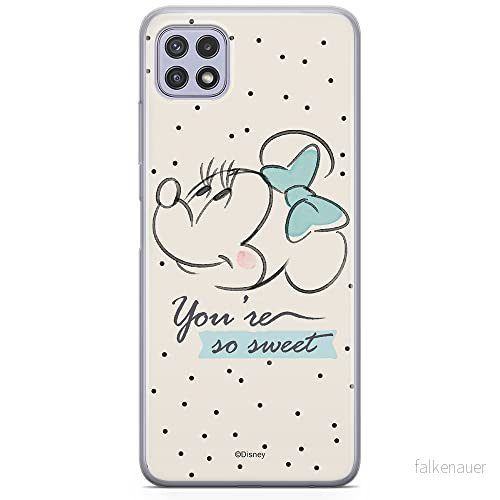 ERT GROUP mobiltelefonfodral för Samsung A22 5G originalt och officiellt licensierat Disney mönster Minnie 042 optimalt anpassad till formen på mobiltelefonen, fodral tillverkad av TPU plast 5903932825077