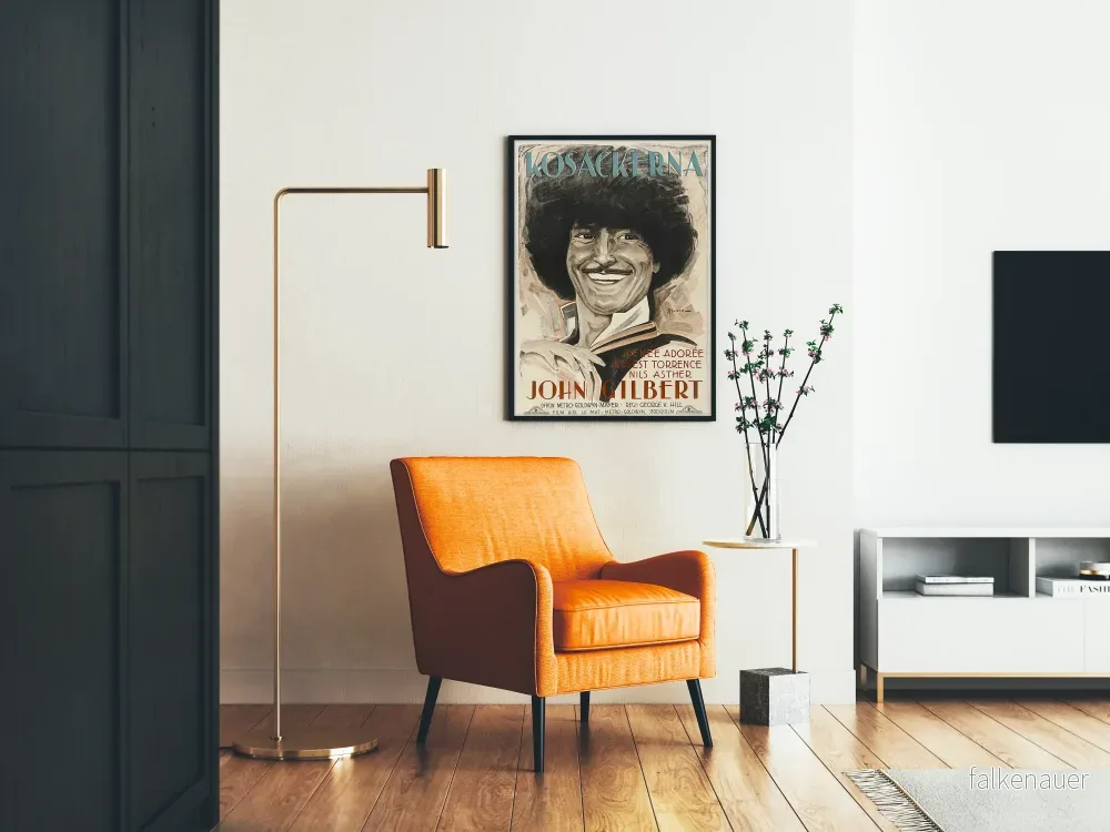 Vintageposter Kosackerna - Klassisk filmväggdekoration - Bild 2