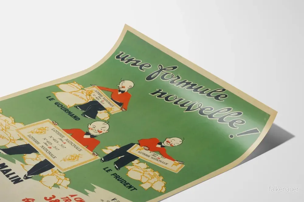 Vintageaffisch Loterie Nationale - En ny formel - Bild 3