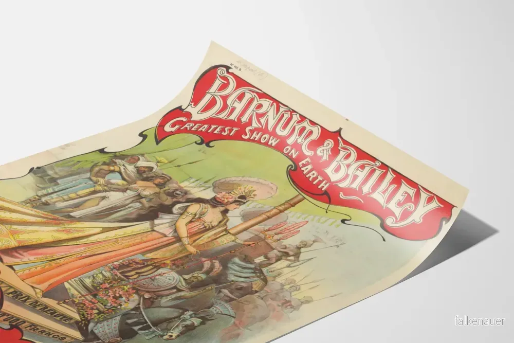 Vintageposter Barnum & Bailey Greatest Show on Earth - Bild 3
