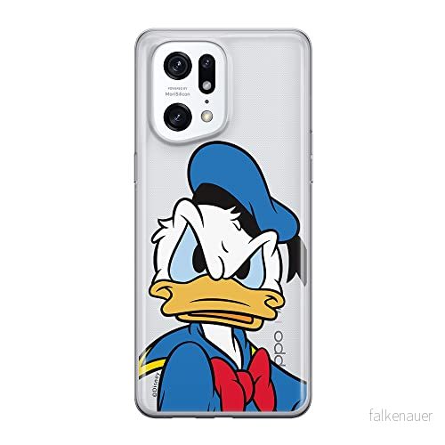 ERT GROUP mobiltelefonfodral för Oppo FIND X5 PRO originalt och officiellt licensierat Disney mönster Donald 003 optimalt anpassad till formen på mobiltelefonen, gedeeltelijk transparant 5905511404574