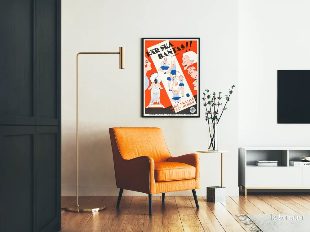 Svensk vintageposter för fitness och viktminskning - Bild 2