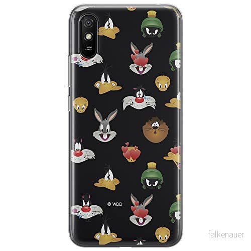 ERT GROUP mobiltelefonfodral för Xiaomi REDMI 9A originalt och officiellt licensierat Looney Tunes mönster 007 optimalt anpassad till formen på mobiltelefonen, fodral tillverkad av TPU plast 5903040367346