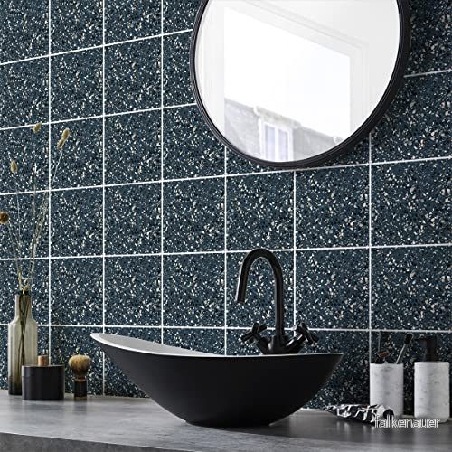 Ambiance Väggklistermärke Carrelage Självhäftande Cuisine de Bain - 24 Klistermärken 5415231679409