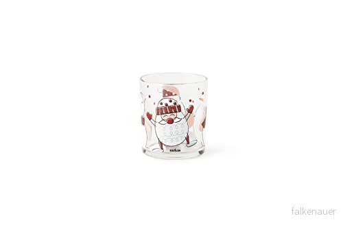 Excelsa Snowman Set med 3 vattenglas, glas, juldekoration 8004976653750