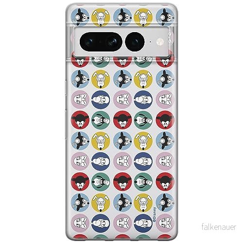 ERT GROUP mobiltelefonfodral för Google PIXEL 7 PRO originalt och officiellt licensierat Disney mönster Mickey & Friends 002 optimalt anpassad till formen på mobiltelefonen, gedeeltelijk transparant 5905795162689