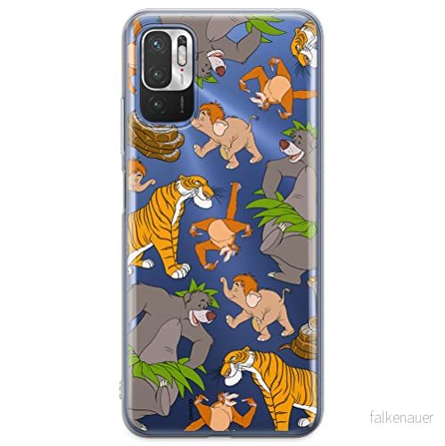 ERT GROUP mobiltelefonfodral för Xiaomi REDMI NOTE 10 5G / POCO M3 PRO originalt och officiellt licensierat Disney mönster Jungle Book 003, gedeeltelijk transparant 5905131783172