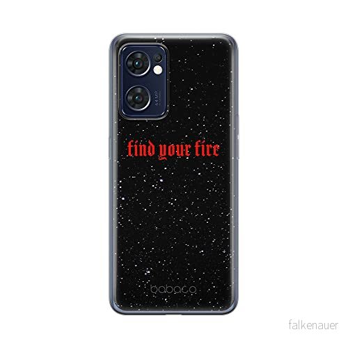ERT GROUP mobiltelefonfodral för Oppo RENO 7 5G originalt och officiellt licensierat Babaco mönster Find your fire 002 optimalt anpassad till formen på mobiltelefonen, fodral tillverkad av TPU plast 5905511313623