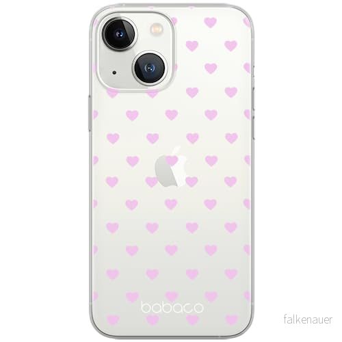 ERT GROUP mobiltelefonfodral för Apple Iphone 13 originalt och officiellt licensierat Babaco mönster Hearts 001 optimalt anpassad till formen på mobiltelefonen, gedeeltelijk transparant 5903932835472