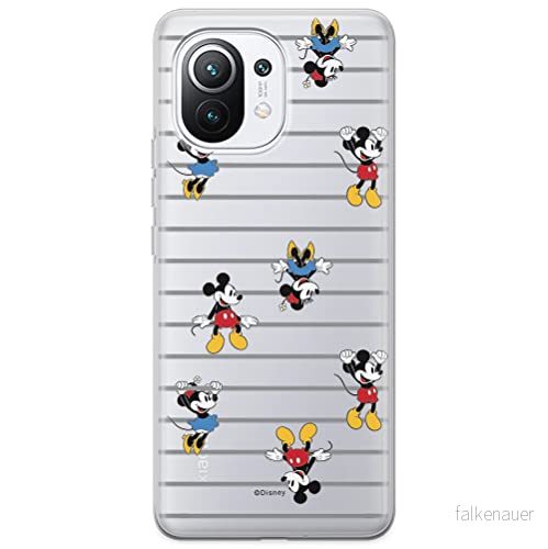 ERT GROUP mobiltelefonfodral för Xiaomi 11 originalt och officiellt licensierat Disney mönster Mickey & Minnie 007 optimalt anpassad till formen på mobiltelefonen, gedeeltelijk transparant 5903537096759