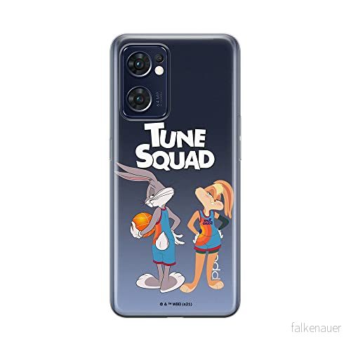 ERT GROUP mobiltelefonfodral för Oppo RENO 7 5G originalt och officiellt licensierat Looney Tunes mönster Space Jam 022 optimalt anpassad till formen på mobiltelefonen, gedeeltelijk transparant 5905511320058