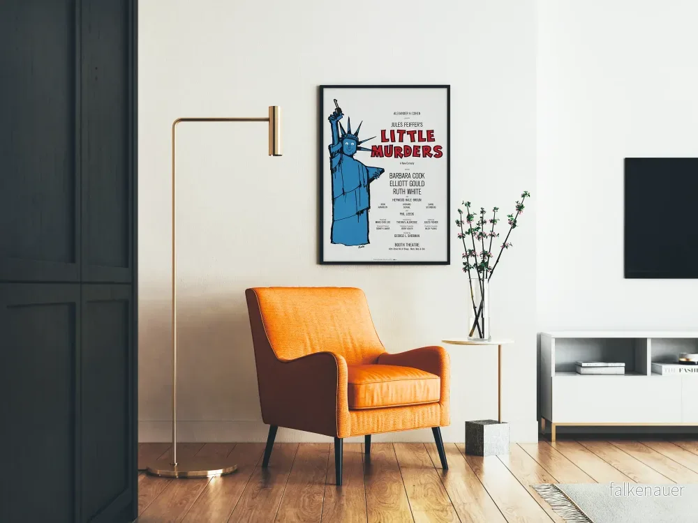 Poster Little Murders - Vintageaffisch för teaterkomedi - Bild 2