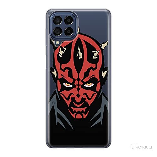 ERT GROUP mobiltelefonfodral för Samsung M53 5G originalt och officiellt licensierat Star Wars mönster Darth Maul 004 optimalt anpassad till formen på mobiltelefonen, gedeeltelijk transparant 5905511383947