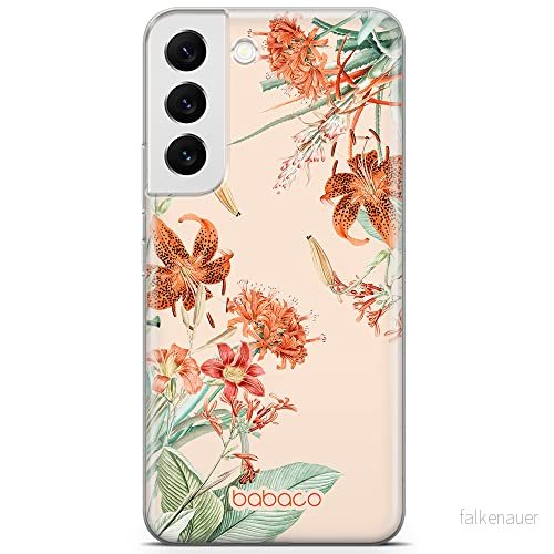ERT GROUP mobiltelefonfodral för Samsung S22 originalt och officiellt licensierat Babaco mönster Flowers 057 optimalt anpassad till formen på mobiltelefonen, fodral tillverkad av TPU plast 5905131366993
