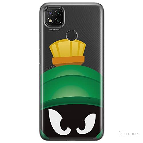 ERT GROUP mobiltelefonfodral för Xiaomi REDMI 9C originalt och officiellt licensierat Looney Tunes mönster Marvin 001 optimalt anpassad till formen på mobiltelefonen, gedeeltelijk transparant 5903040303979