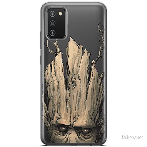 ERT GROUP mobiltelefonfodral för Samsung A02S originalt och officiellt licensierat Marvel mönster Groot 002 optimalt anpassad till formen på mobiltelefonen, gedeeltelijk transparant 5903040226858