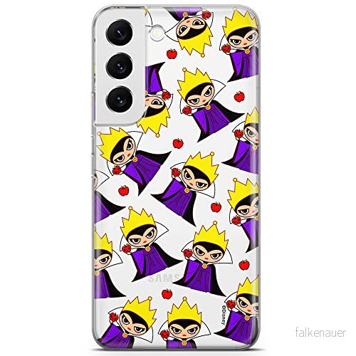 ERT GROUP mobiltelefonfodral för Samsung S22 originalt och officiellt licensierat Disney mönster The Evil Queen 003 optimalt anpassad till formen på mobiltelefonen, gedeeltelijk transparant 5905131471086