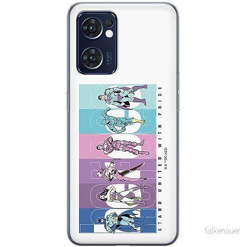ERT GROUP mobiltelefonfodral för Oppo RENO 7 5G originalt och officiellt licensierat DC mönster Justice League 009 optimalt anpassad till formen på mobiltelefonen, fodral tillverkad av TPU plast 5905795000196
