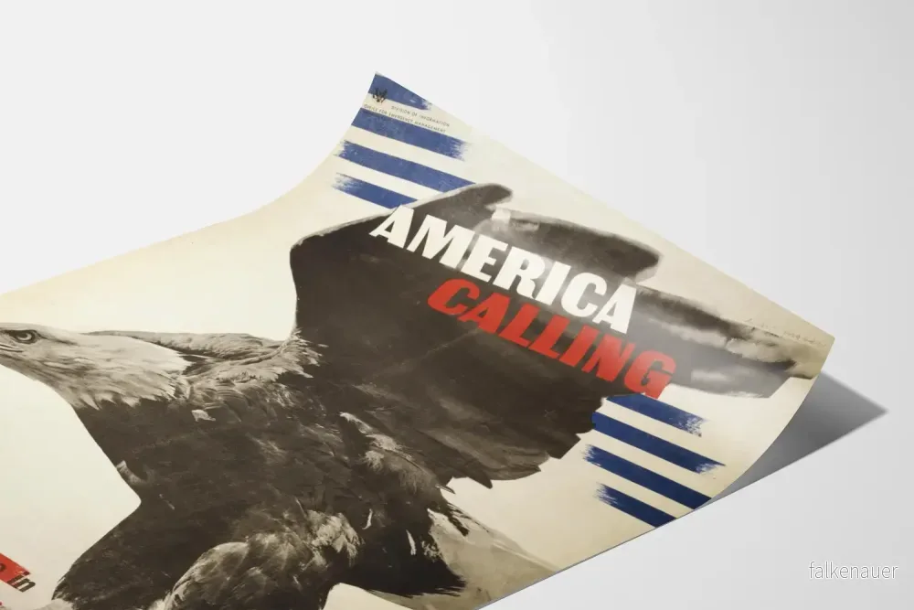 Vintage affisch America Calling för patriotisk väggdekoration - Bild 3