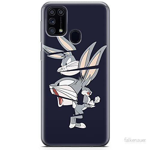 ERT GROUP mobiltelefonfodral för Samsung M31 originalt och officiellt licensierat Looney Tunes mönster Bugs 008 optimalt anpassad till formen på mobiltelefonen, fodral tillverkad av TPU plast 5904805478420
