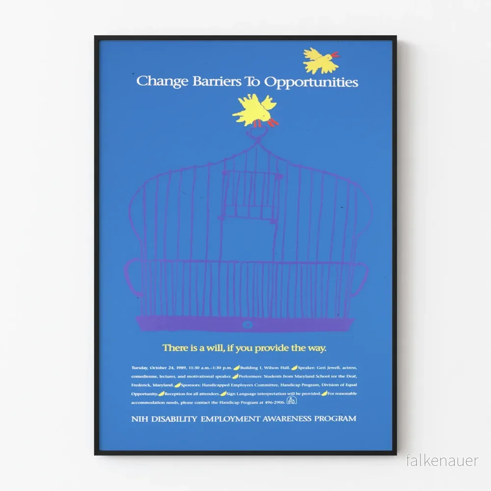 Poster Förändringsbarriärer till möjligheter – Motiverande väggdekoration