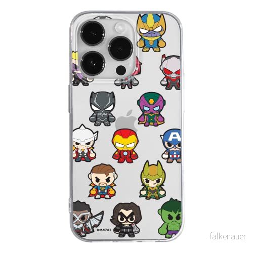 ERT GROUP mobiltelefonfodral för Apple Iphone 14 PRO MAX originalt och officiellt licensierat Marvel mönster Avengers 025 optimalt anpassad till formen på mobiltelefonen, gedeeltelijk transparant 5905131935878