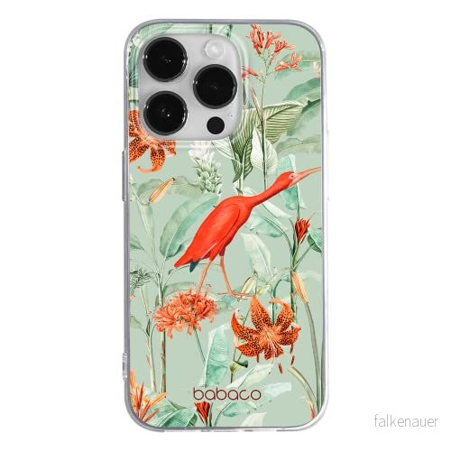ERT GROUP mobiltelefonfodral för Apple Iphone 14 PRO originalt och officiellt licensierat Babaco mönster Flowers 049 optimalt anpassad till formen på mobiltelefonen, fodral tillverkad av TPU plast 5905131921543
