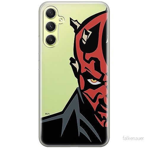 ERT GROUP mobiltelefonfodral för Samsung A34 5G originalt och officiellt licensierat Star Wars mönster Darth Maul 003 optimalt anpassad till formen på mobiltelefonen, gedeeltelijk transparant 5905511777869