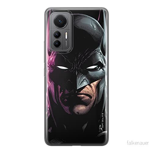 ERT GROUP mobiltelefonfodral för Xiaomi 12 LITE originalt och officiellt licensierat DC mönster Batman 070 optimalt anpassad till formen på mobiltelefonen, fodral tillverkad av TPU plast 5905511513498