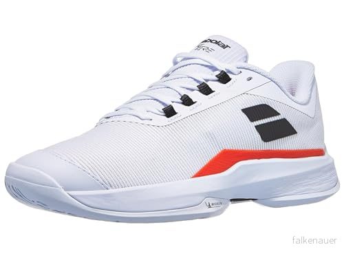 Babolat Jet Tere 2 AC M 30s24649 1089 vit, White Strike Red, 40.5 EU 3324922088944