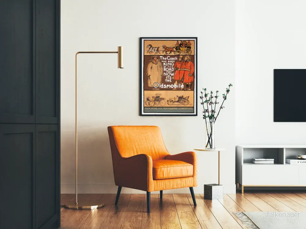 Vintage reklamposter för Oldsmobile - Bild 2