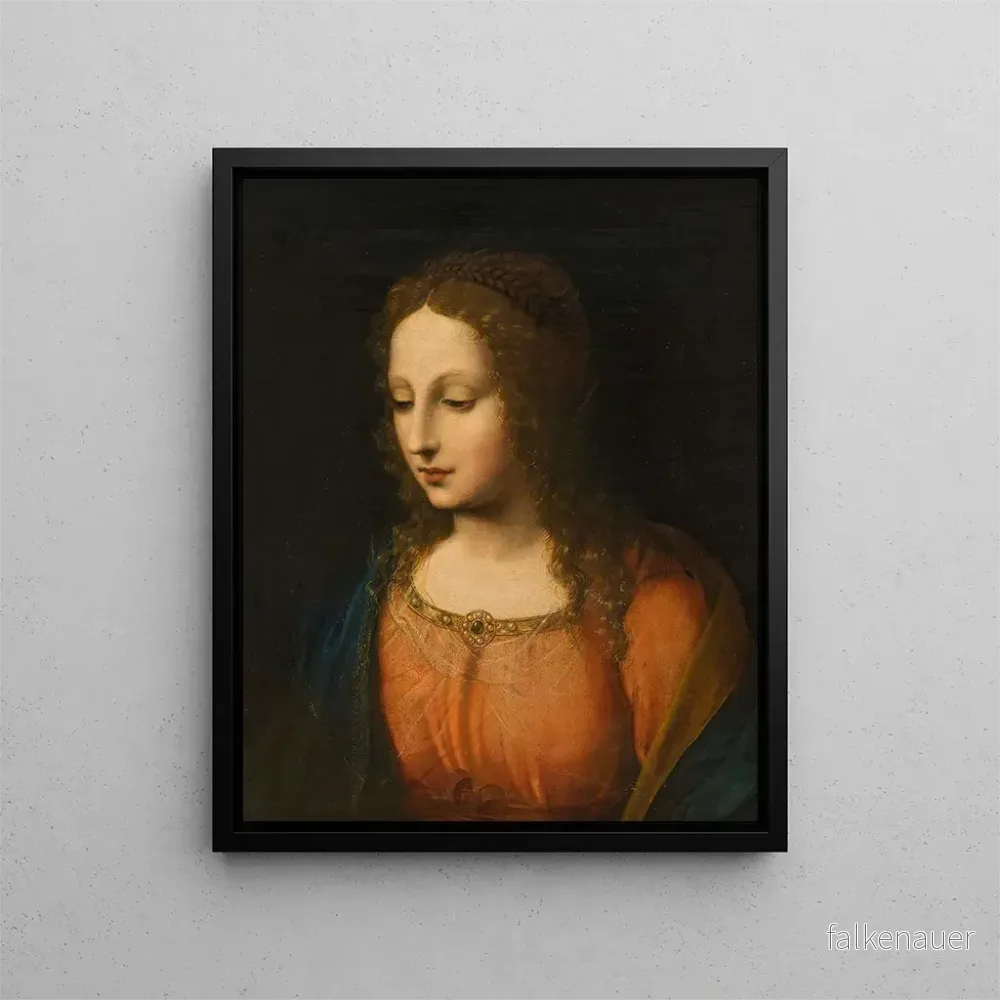 Målning Porträtt av en kvinna - Bernardino Luini
