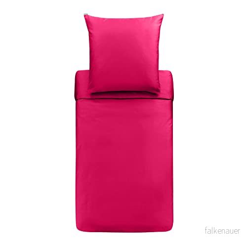 Bassetti Vanliga sängkläder av 100% bomullssatin i färgen fuchsia 1180 K2, mått: 200 x cm 9234131 8300355341318
