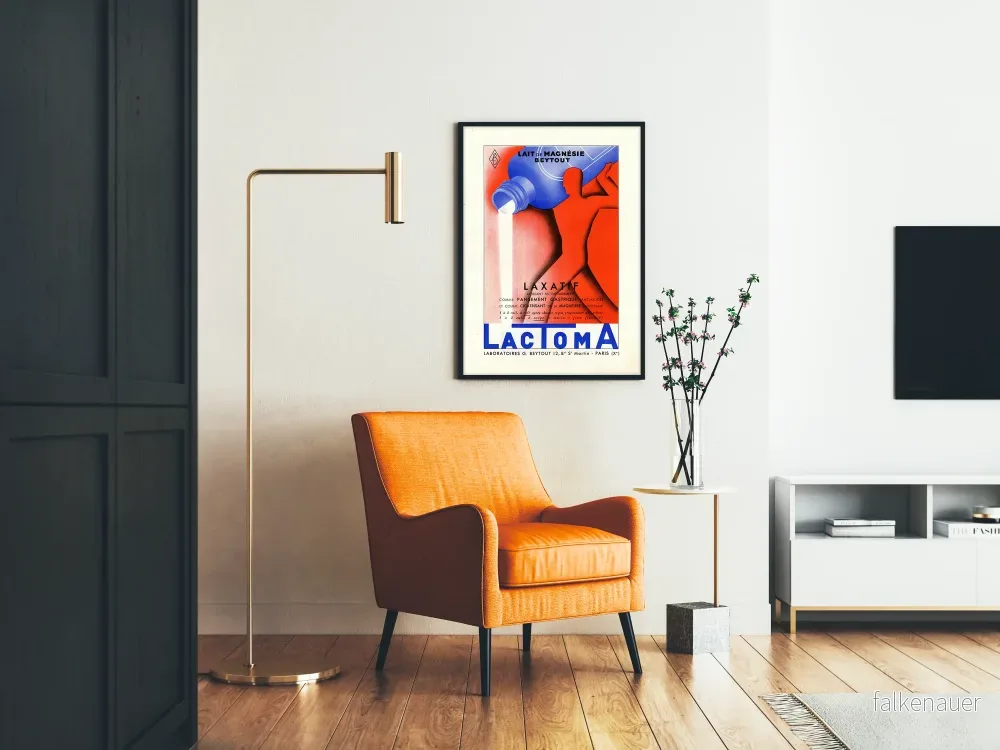 Vintage reklamposter för magnesiummjölk Lactoma - Bild 2